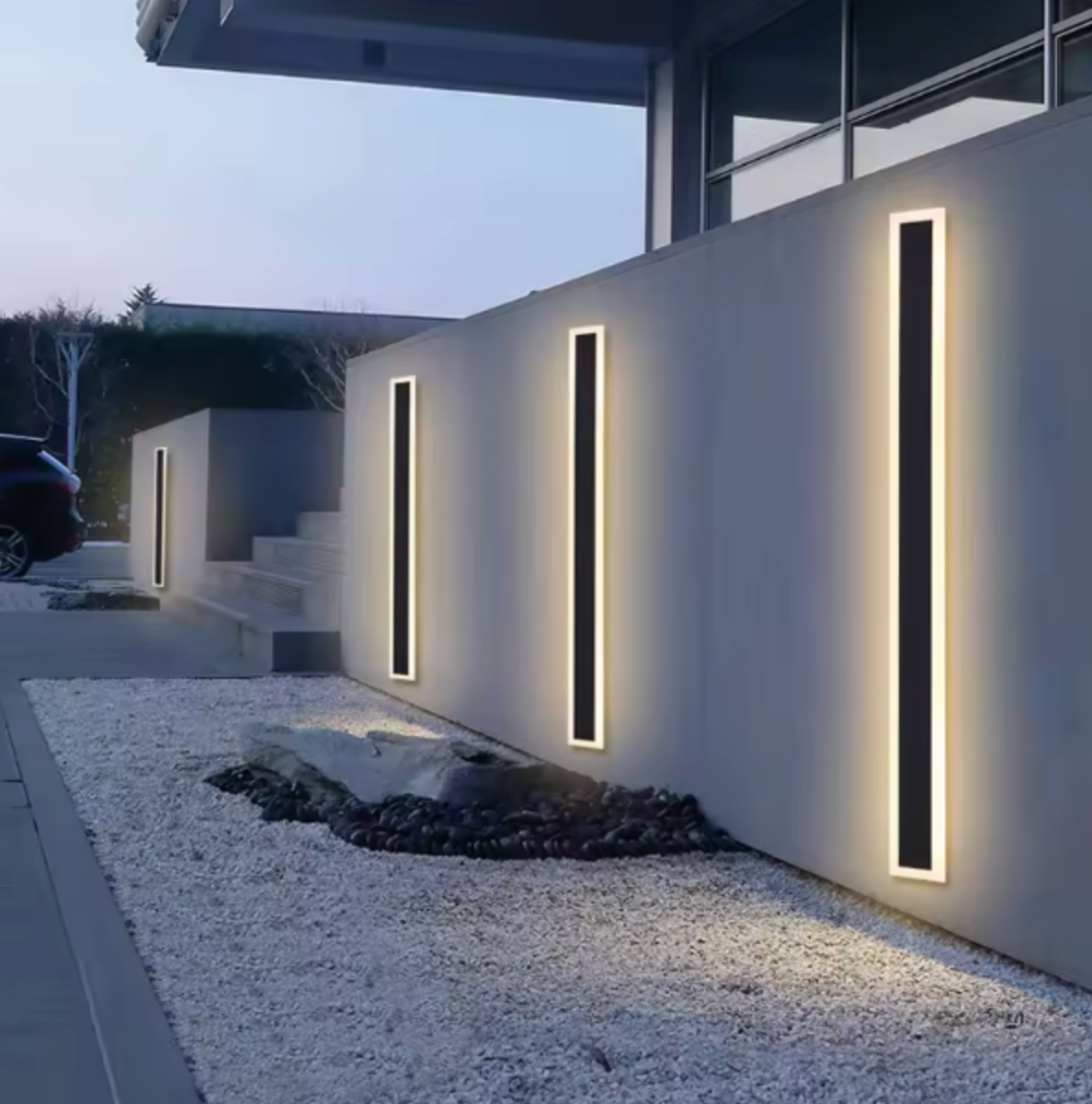 LumiVera™ Modern Waterproof LED Wall Light – Luxury Linear Strip Lighting for Indoor & Outdoor Spaces