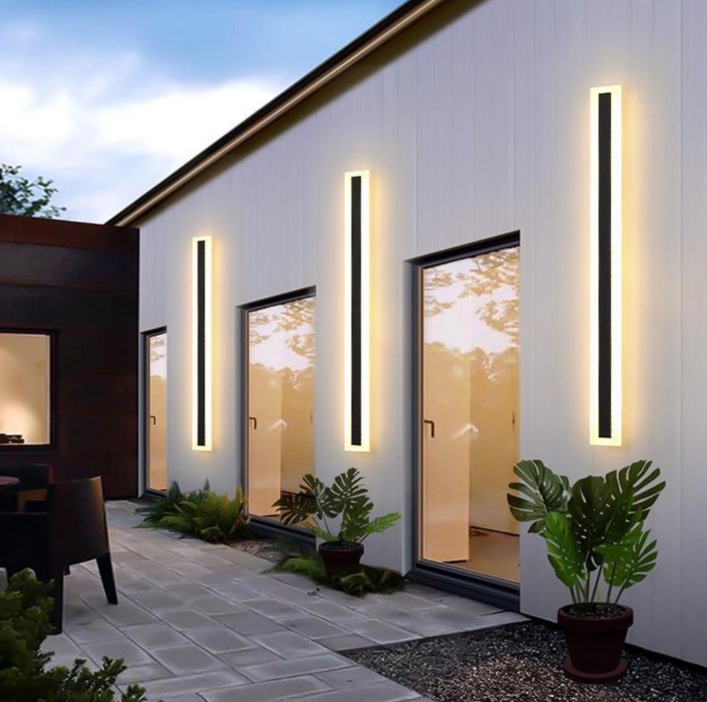 LumiVera™ Modern Waterproof LED Wall Light – Luxury Linear Strip Lighting for Indoor & Outdoor Spaces
