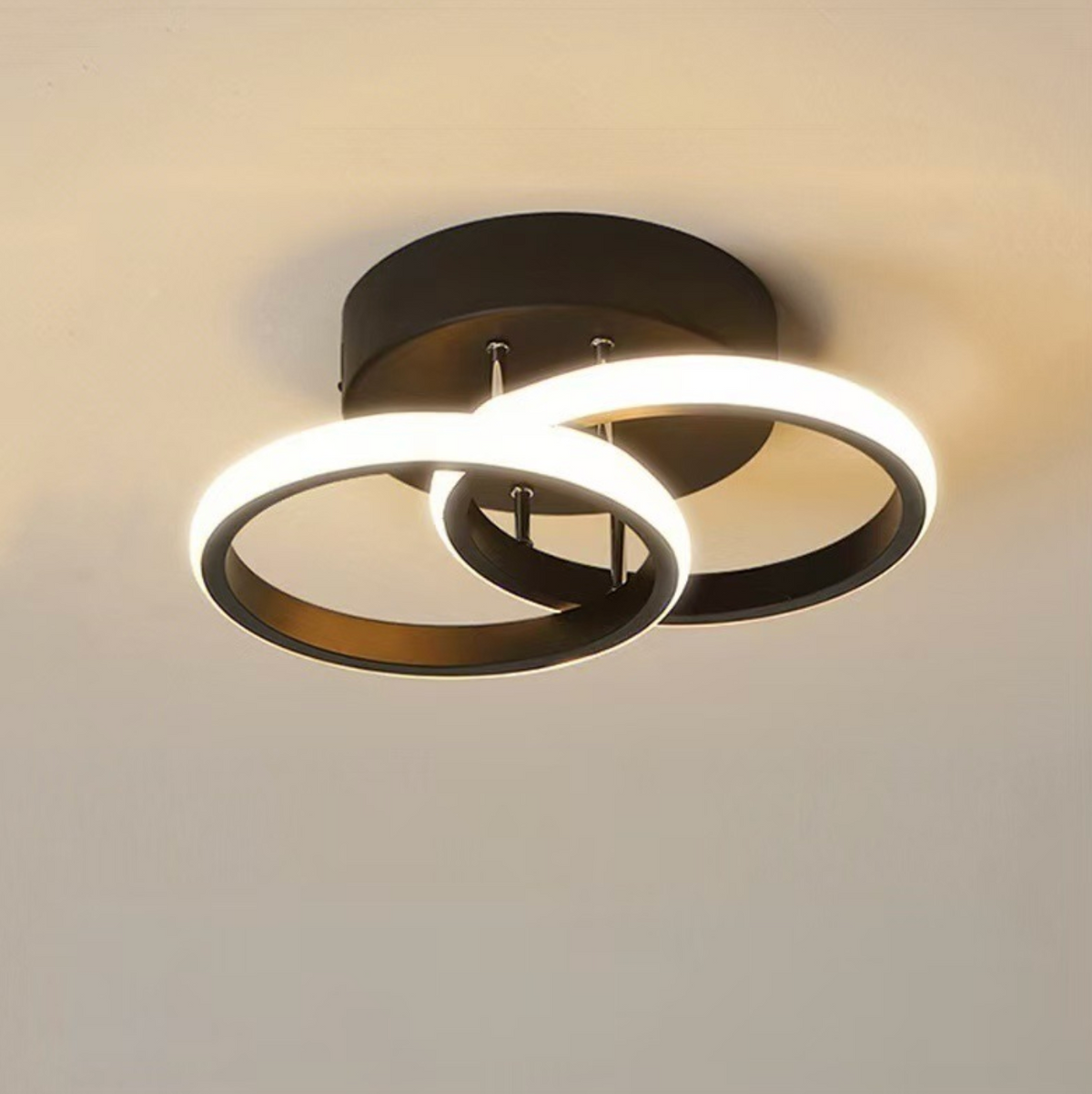 LumiNord™ Nordic Acrylic LED Ring Ceiling Light – Modern Minimalist Lighting for Living Room, Bedroom & Hallway