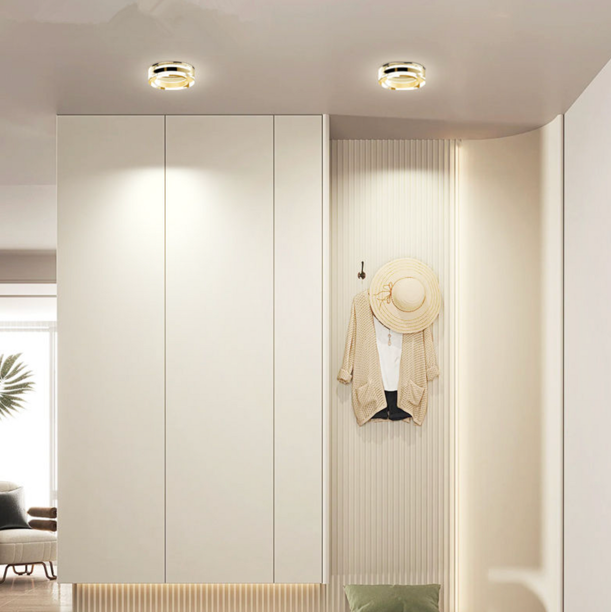 LumiForge™ Modern LED Table Lamp – Sleek Metal Base Accent Light for Contemporary Interiors