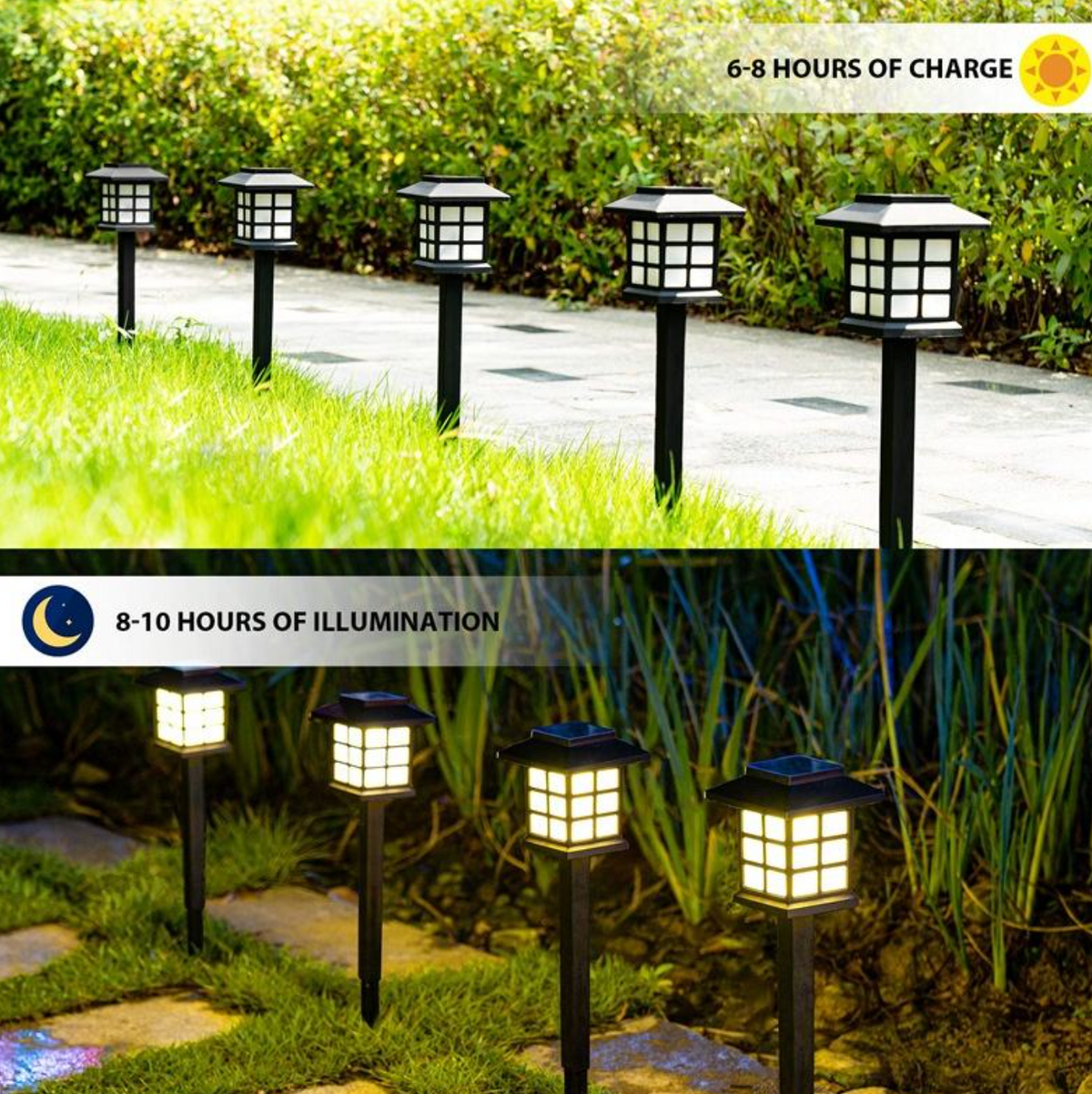 SolarLuxe™ Retro Garden Stake Lights – Vintage Solar LED Landscape Lighting for Pathways, Lawns & Courtyards