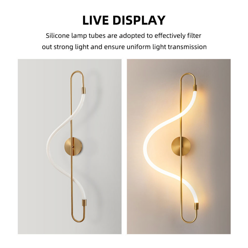 Nordelle™ Nordic LED Wall Lamp – Modern Minimalist Sconce for Bedroom, Hallway & Living Spaces