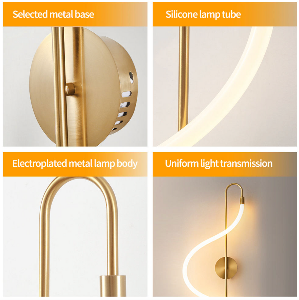 Nordelle™ Nordic LED Wall Lamp – Modern Minimalist Sconce for Bedroom, Hallway & Living Spaces