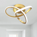 LumiCrest™ Modern Acrylic LED Ceiling Light – Elegant Minimalist Flush Mount for Living Room, Bedroom & Dining Area