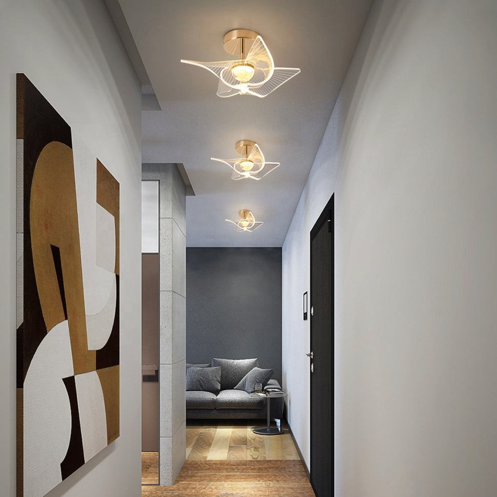 LumiHalo™ Modern LED Ceiling Light – Minimalist Indoor Flush Mount for Living Room, Bedroom & Hallway